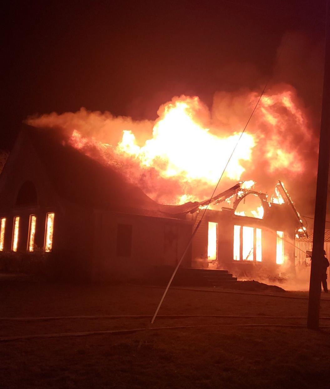 United Methodist Church fire